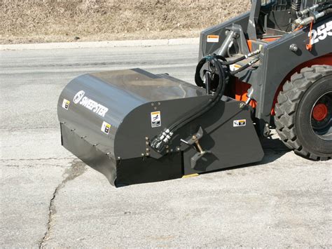 skid steer street sweeper for sale|sweeper attachment for skid steer.